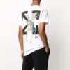 T-shirt à manches courtes blanc avec imprimé Pascal