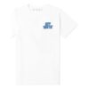 T-shirt à manches courtes blanc avec logo imprimé dans le dos SS21