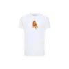 T-shirt à manches courtes blanc avec logo squelette imprimé