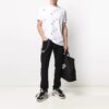 T-shirt à manches courtes blanc avec logo SS21