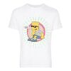 T-shirt à manches courtes blanc c/o Virgil Abloh pour homme avec lunettes Bart