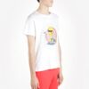T-shirt à manches courtes blanc c/o Virgil Abloh pour homme avec lunettes Bart