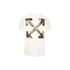 T-shirt à manches courtes blanc imprimé Arrows