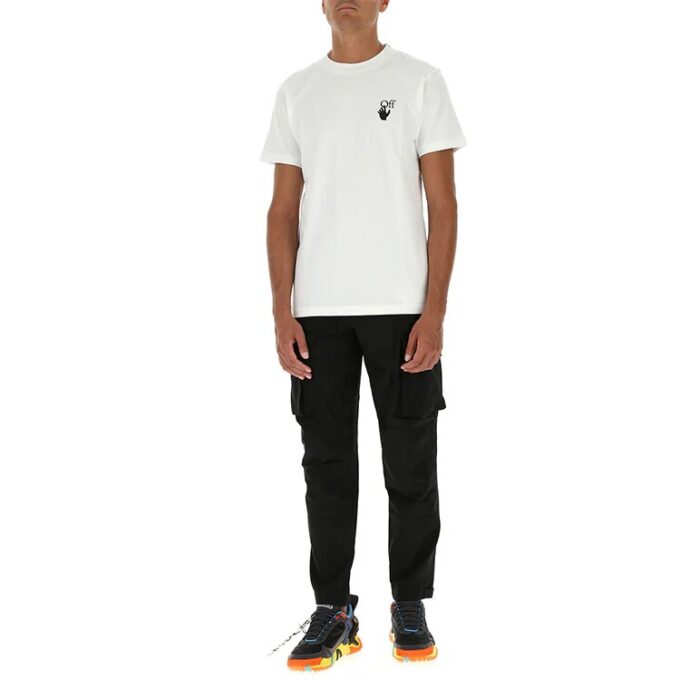 T-shirt à manches courtes blanc imprimé Arrows