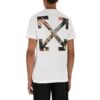T-shirt à manches courtes blanc imprimé Arrows