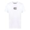T-shirt à manches courtes blanc imprimé motif flèches