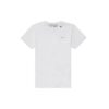 T-shirt à manches courtes blanc pour homme avec logo non fini