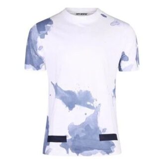 T-shirt à manches courtes blanc Splash Ink Shorts