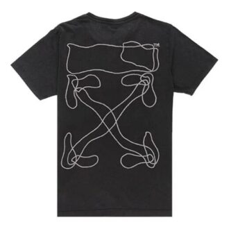 T-shirt à manches courtes brodé « Abstract Arrows Slim Geometry » – Version standard