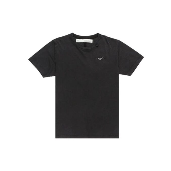 T-shirt à manches courtes brodé « Abstract Arrows Slim Geometry » – Version standard
