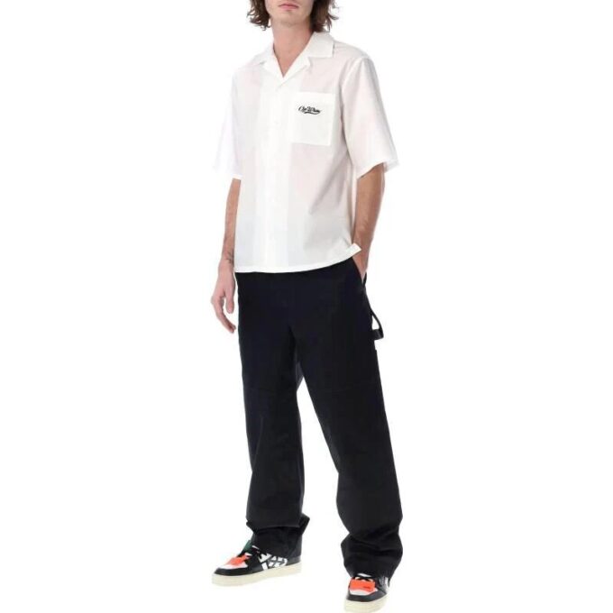 T-shirt à manches courtes brodé du logo SS23 pour Shorts