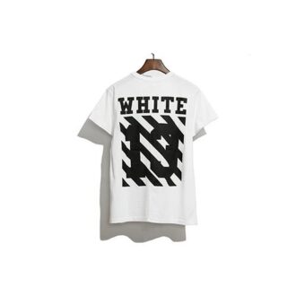 T-shirt à manches courtes C O VIRGIL ABLO OW Painting « Noir Blanc »
