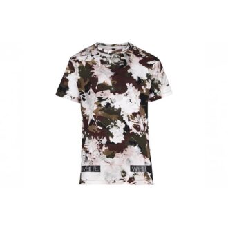 T-shirt à manches courtes camouflage multicolore