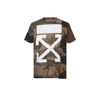 T-shirt à manches courtes Camouflage Reconstructed Camo Shorts
