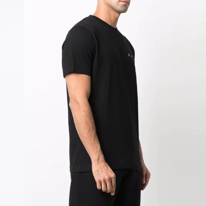 T-shirt à manches courtes Caravaggio Arrow unie noir pour homme Off-White