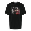 T-shirt à manches courtes Caravaggio « Noir/Rouge »