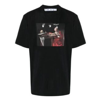 T-shirt à manches courtes Caravaggio « Noir/Rouge »