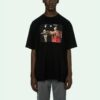 T-shirt à manches courtes Caravaggio « Noir/Rouge »