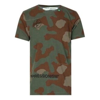 T-shirt à manches courtes en coton camouflage SS19 Shorts