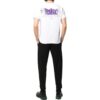 T-shirt à manches courtes en coton imprimé flèches géométriques SS22, blanc