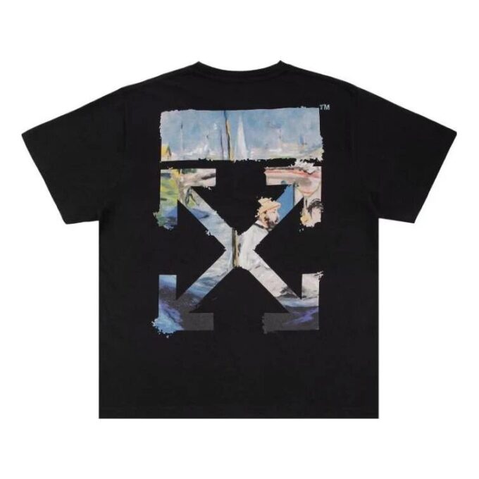 T-shirt à manches courtes en coton Painting Arrows Shorts