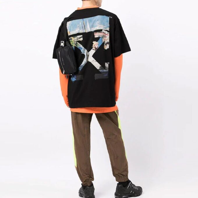 T-shirt à manches courtes en coton Painting Arrows Shorts