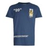 T-shirt à manches courtes en coton pour homme avec logo, coupe classique
