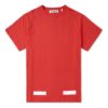 T-shirt à manches courtes en tissu brossé à motif Diagonal