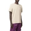 T-shirt à manches courtes et col rond avec logo SS22, imprimé, beige