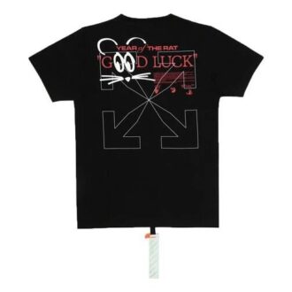 T-shirt à manches courtes et col rond imprimé Nouvel An lunaire SS20