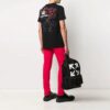 T-shirt à manches courtes et col rond imprimé Nouvel An lunaire SS20