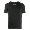 T-shirt à manches courtes et coupe ajustée SS21 avec logo, noir