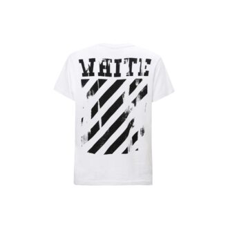 T-shirt à manches courtes imprimé blanc