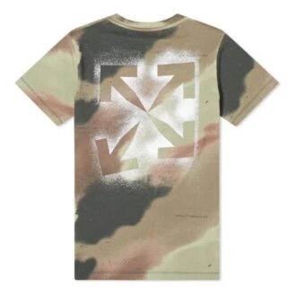 T-shirt à manches courtes imprimé camouflage Shorts