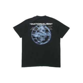 T-shirt à manches courtes imprimé Rationalism, noir