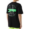 T-shirt à manches courtes imprimé SS21 Noir
