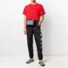 T-shirt à manches courtes imprimé SS21 Rouge
