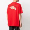 T-shirt à manches courtes imprimé SS21 Rouge