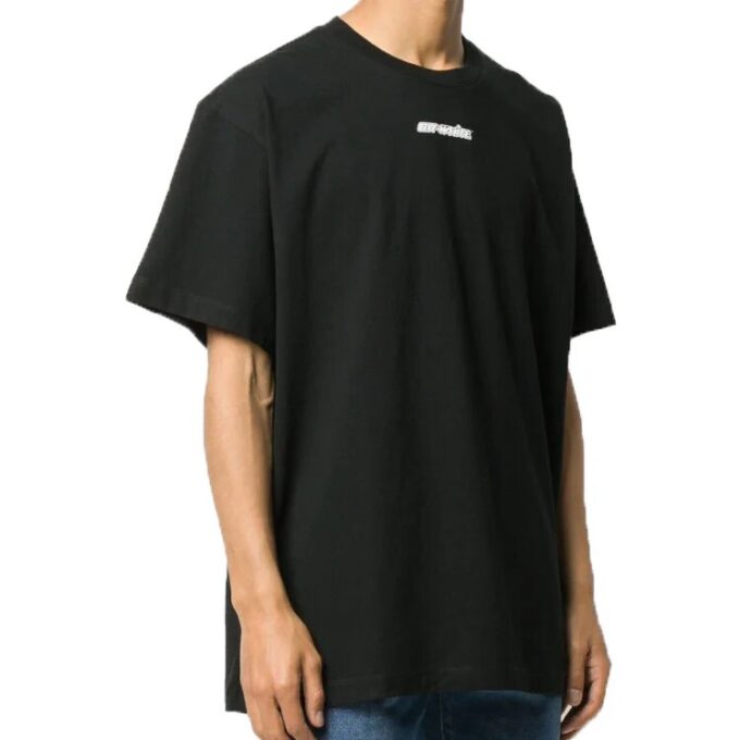 T-shirt à manches courtes Marker « Noir/Rouge »