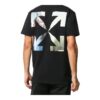 T-shirt à manches courtes noir avec motif imprimé « The Kiss »