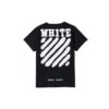 T-shirt à manches courtes noir Off-White pour homme C/O Virgil Abloh Tiger Stripes Splash Ink