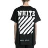 T-shirt à manches courtes noir Off-White pour homme C/O Virgil Abloh Tiger Stripes Splash Ink