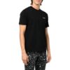 T-shirt à manches courtes noir Off-White pour homme, collection printemps-été 2022, avec imprimé au dos