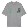 T-shirt à manches courtes Off-White 23 Varsity Skate « Melange Grey »