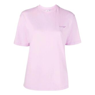 T-shirt à manches courtes Off-White avec imprimé Diag « Rose clair »