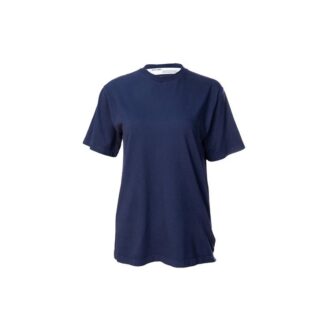 T-shirt à manches courtes Off-White avec imprimé flèche dans le dos, version standard, bleu