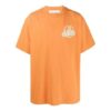 T-shirt à manches courtes Off-White pour homme avec patch en caoutchouc Bronzing Arrow