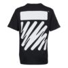 T-shirt à manches courtes Off-White pour homme, collection printemps-été 2022, imprimé sur coton uni, noir