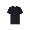 T-shirt à manches courtes Off-White pour homme, collection printemps-été 2022, imprimé sur coton uni, noir