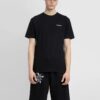 T-shirt à manches courtes Off-White pour homme, collection printemps-été 2022, imprimé sur coton uni, noir